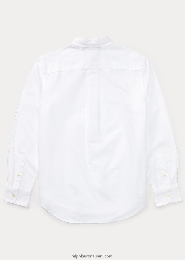 Ralph Lauren lapset ikoninen oxford-paita 0Z24ZR6066 valkoinen