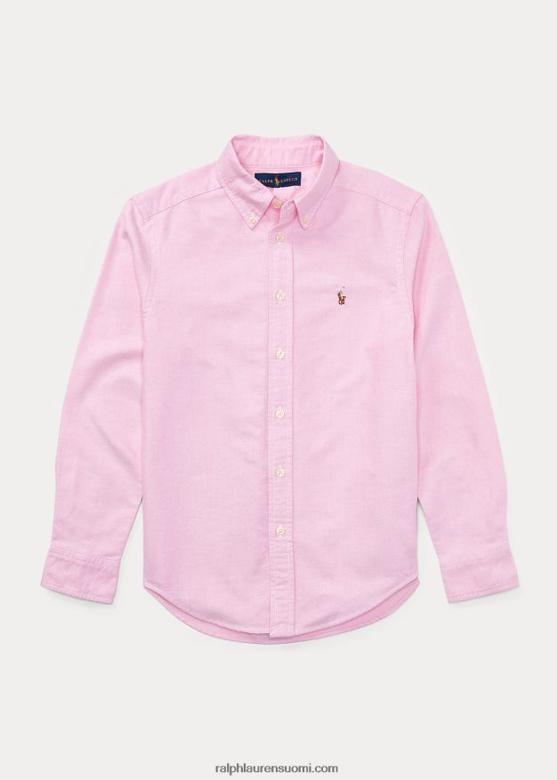 Ralph Lauren lapset ikoninen oxford-paita 0Z24ZR6067 uusi ruusu