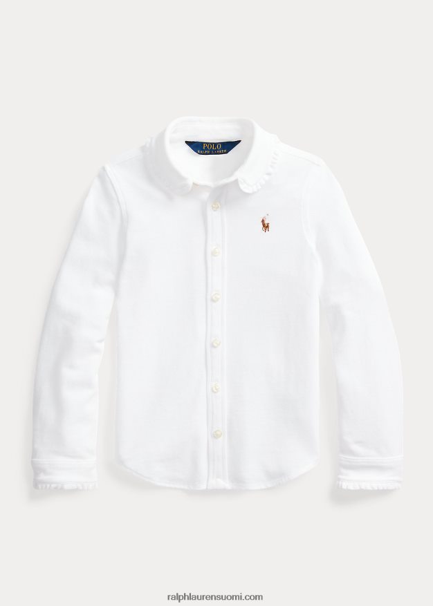 Ralph Lauren lapset neuloa oxford-paita 0Z24ZR7399 valkoinen