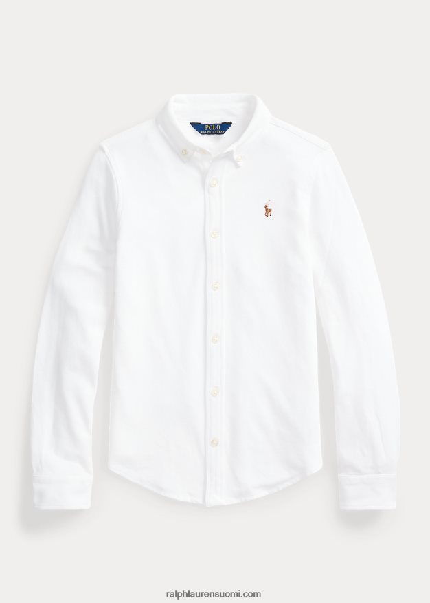 Ralph Lauren lapset neuloa oxford-paita 0Z24ZR7550 valkoinen
