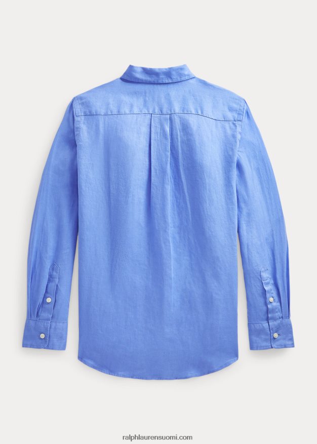 Ralph Lauren lapset pellava paita 0Z24ZR5638 satamasaaren sininen