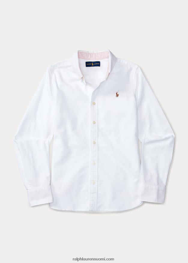 Ralph Lauren lapset puuvillainen oxford paita 0Z24ZR7252