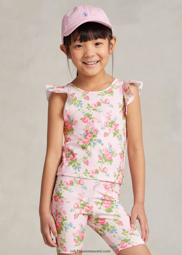 Ralph Lauren lapset kukkainen suorituskykyinen trikoopaita 0Z24ZR6709 hannah kukkainen