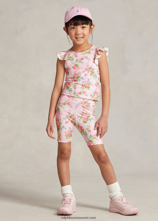 Ralph Lauren lapset kukkainen suorituskykyinen trikoopaita 0Z24ZR6709 hannah kukkainen