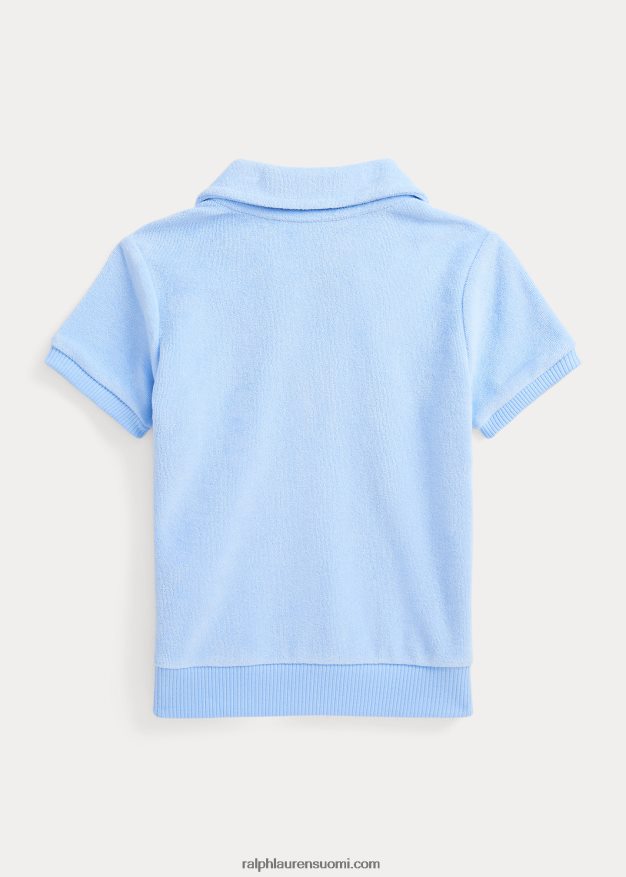 Ralph Lauren lapset frotee lyhythihainen poolopaita 0Z24ZR6835 vauva sininen