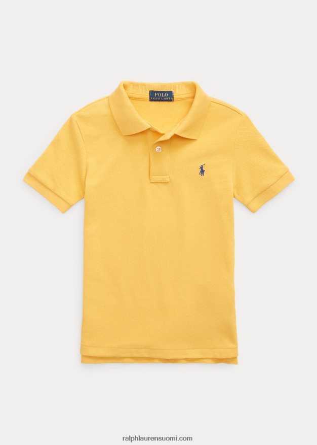 Ralph Lauren lapset ikoninen mesh-poolopaita 0Z24ZR5673 kulta