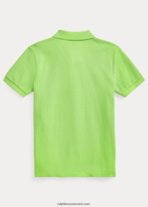 Ralph Lauren lapset ikoninen mesh-poolopaita 0Z24ZR5681 kiivi lime