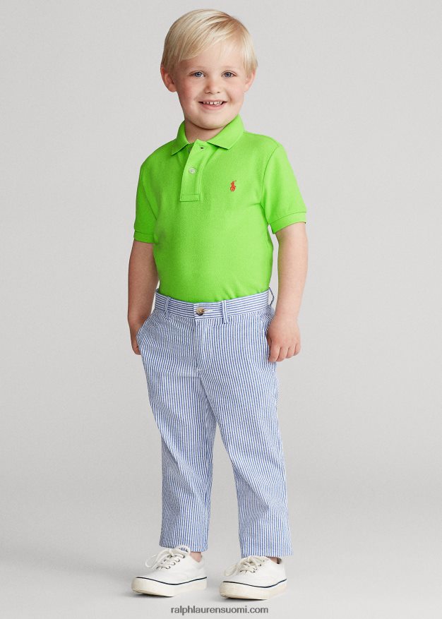 Ralph Lauren lapset ikoninen mesh-poolopaita 0Z24ZR5681 kiivi lime