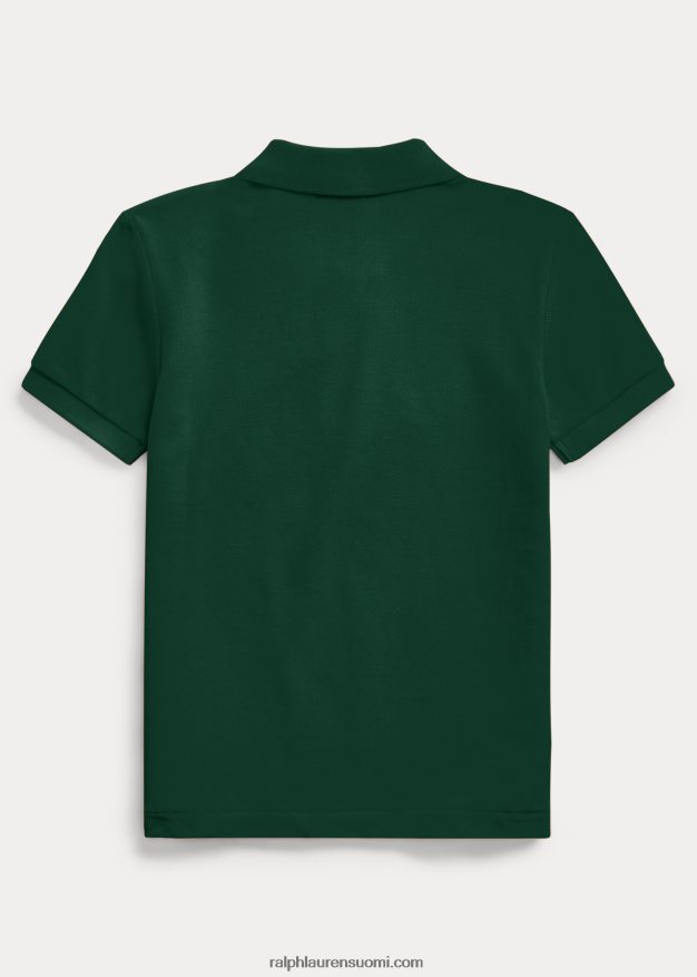 Ralph Lauren lapset ikoninen mesh-poolopaita 0Z24ZR5683 college vihreä