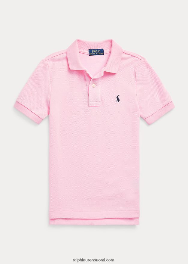 Ralph Lauren lapset ikoninen mesh-poolopaita 0Z24ZR5685 vaaleanpunainen