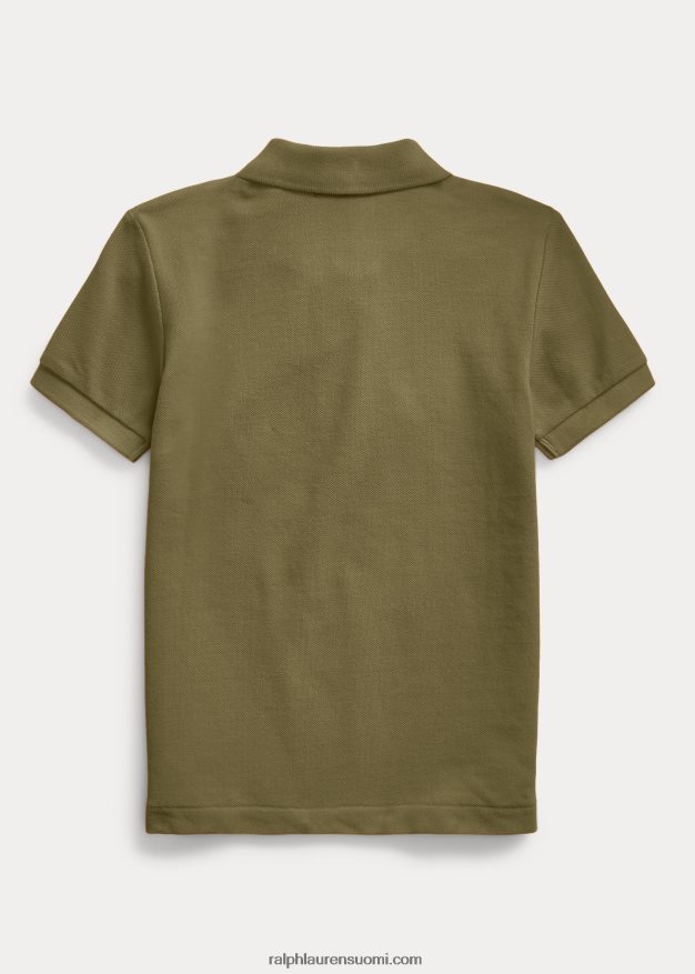 Ralph Lauren lapset ikoninen mesh-poolopaita 0Z24ZR5695 katos oliivi