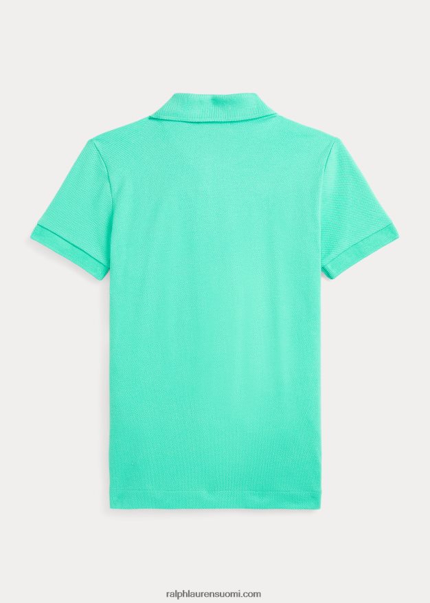 Ralph Lauren lapset ikoninen mesh-poolopaita 0Z24ZR5697 auringonlaskun vihreä