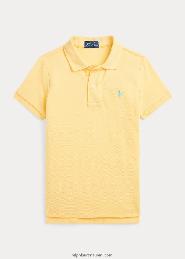 Ralph Lauren lapset ikoninen mesh-poolopaita 0Z24ZR5699 maissin keltainen