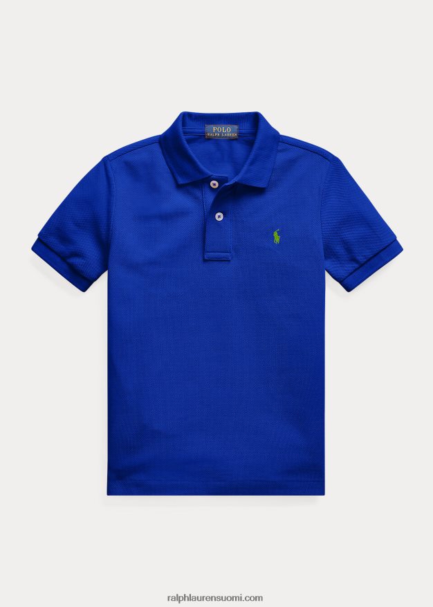 Ralph Lauren lapset ikoninen mesh-poolopaita 0Z24ZR5701 safiiri tähti