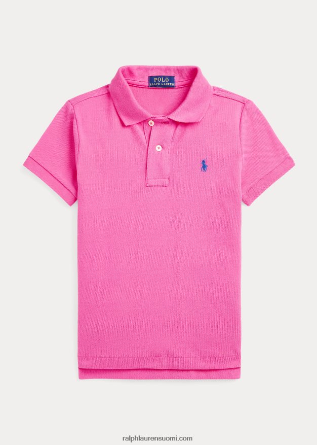 Ralph Lauren lapset ikoninen mesh-poolopaita 0Z24ZR5703 aavikon pinkki