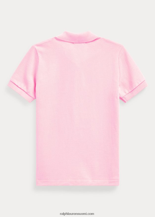 Ralph Lauren lapset ikoninen mesh-poolopaita 0Z24ZR5704 karmelin pinkki
