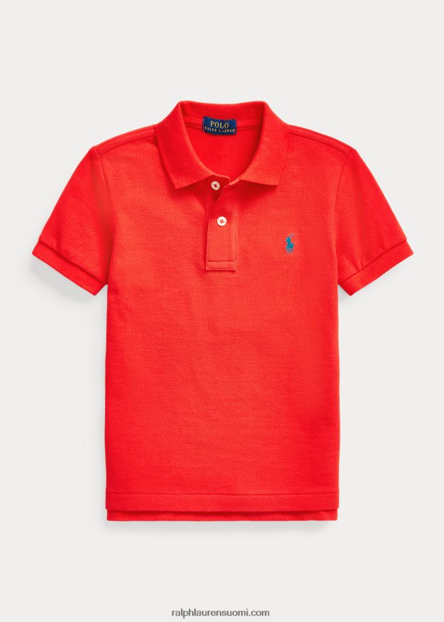 Ralph Lauren lapset ikoninen mesh-poolopaita 0Z24ZR5705 terälehti ruusu