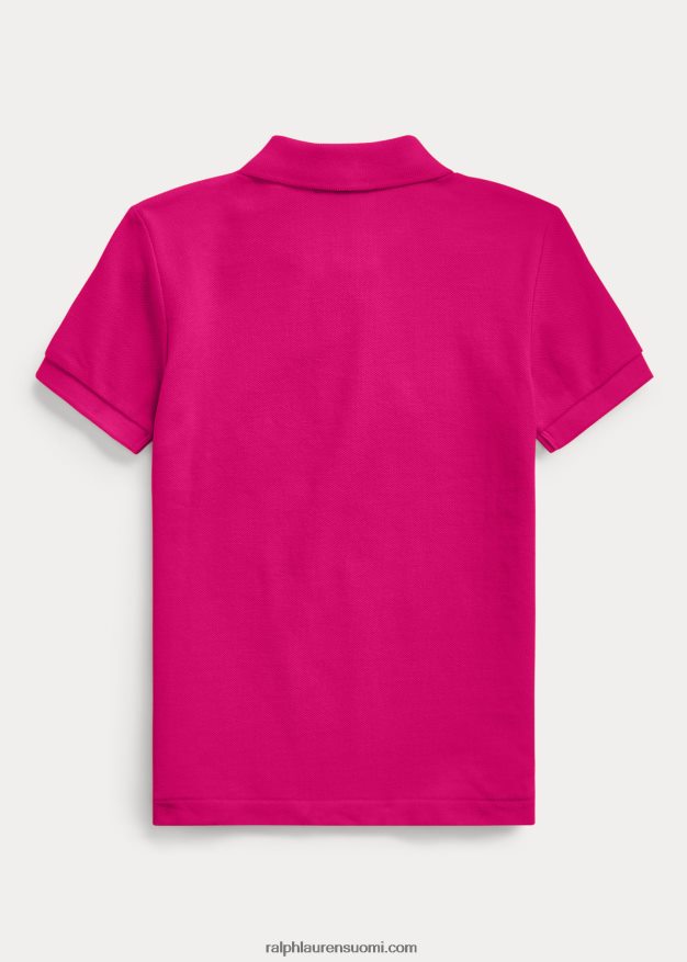 Ralph Lauren lapset ikoninen mesh-poolopaita 0Z24ZR5706 vaaleanpunainen taivas