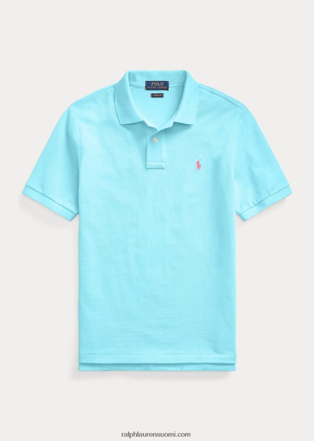 Ralph Lauren lapset ikoninen mesh-poolopaita 0Z24ZR6023 turkoosi nova