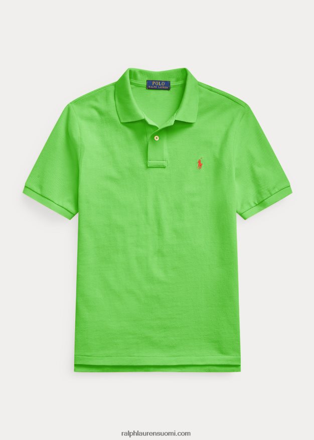 Ralph Lauren lapset ikoninen mesh-poolopaita 0Z24ZR6028 kiivi lime