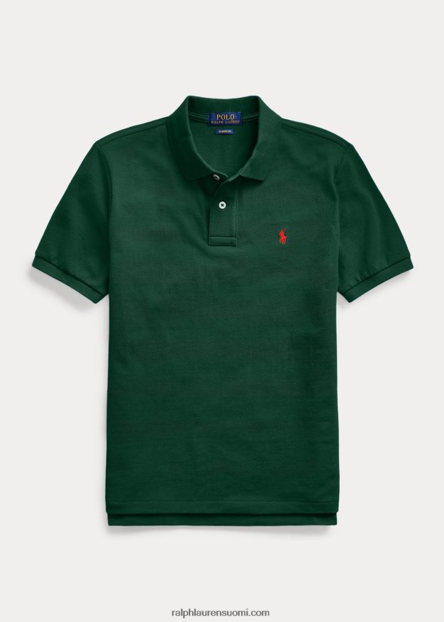 Ralph Lauren lapset ikoninen mesh-poolopaita 0Z24ZR6030 college vihreä