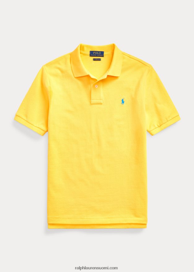 Ralph Lauren lapset ikoninen mesh-poolopaita 0Z24ZR6031 keltaevä