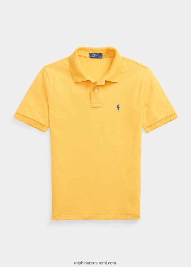 Ralph Lauren lapset ikoninen mesh-poolopaita 0Z24ZR6032 kultainen bugle