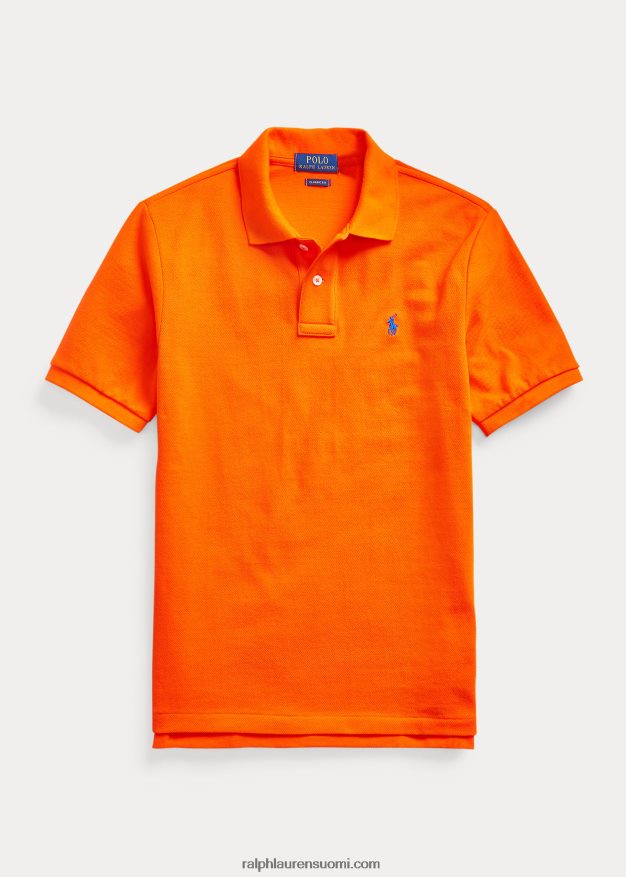 Ralph Lauren lapset ikoninen mesh-poolopaita 0Z24ZR6034 purjehtiva oranssi
