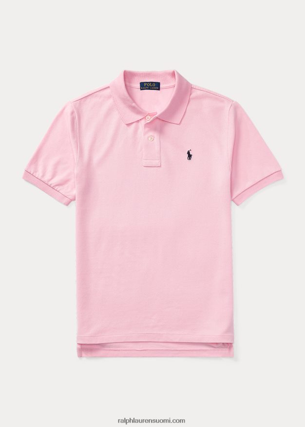 Ralph Lauren lapset ikoninen mesh-poolopaita 0Z24ZR6036 vaaleanpunainen