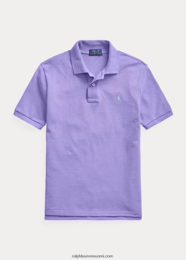 Ralph Lauren lapset ikoninen mesh-poolopaita 0Z24ZR6038 kaktuksen violetti