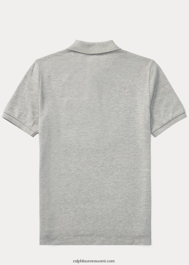 Ralph Lauren lapset ikoninen mesh-poolopaita 0Z24ZR6041 harmaa