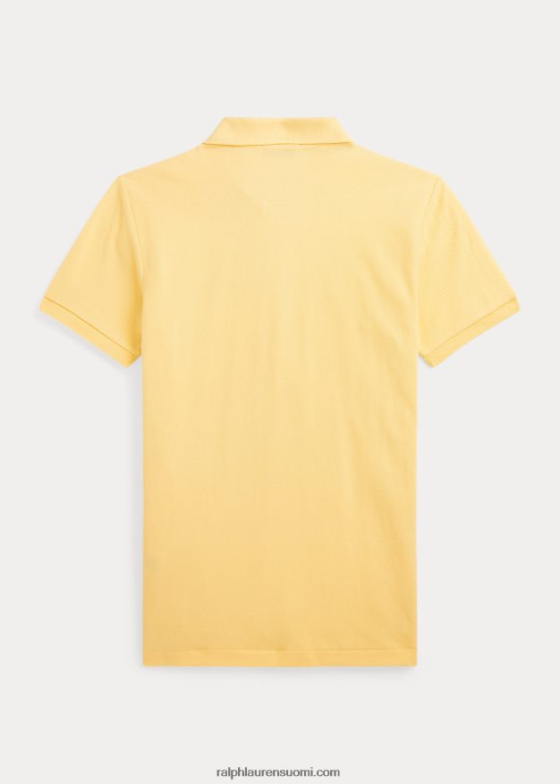 Ralph Lauren lapset ikoninen mesh-poolopaita 0Z24ZR6042 maissin keltainen