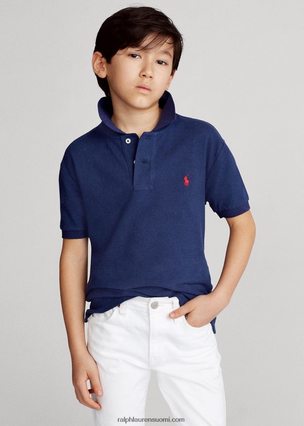 Ralph Lauren lapset ikoninen mesh-poolopaita 0Z24ZR9812 newportin laivasto