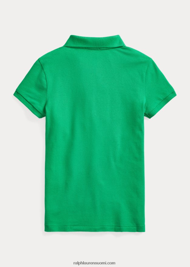 Ralph Lauren lapset joustava puuvillaverkkopaita 0Z24ZR7045 varsi vihreä