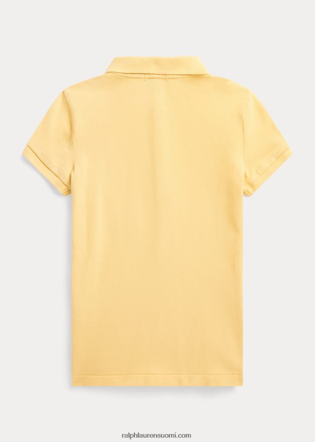 Ralph Lauren lapset joustava puuvillaverkkopaita 0Z24ZR7046 maissin keltainen