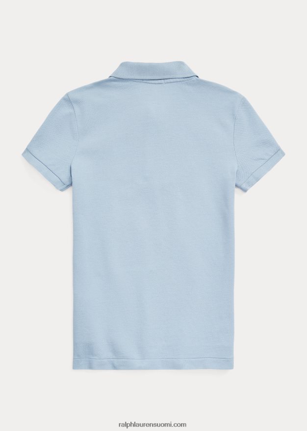 Ralph Lauren lapset kukkapuuvillaverkkopaita 0Z24ZR7089 kiinteistön sininen