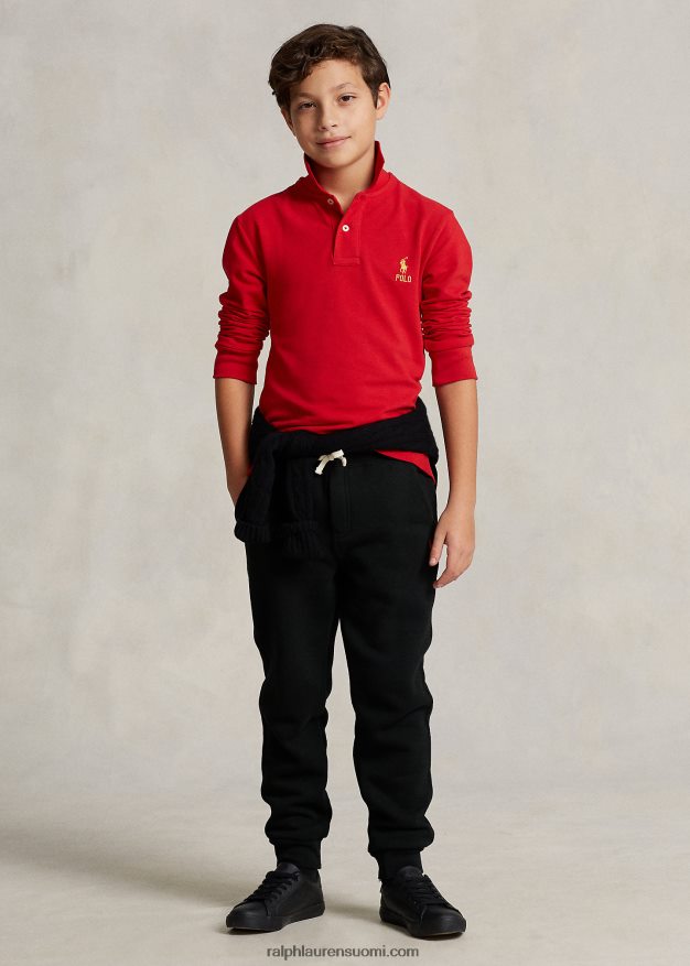 Ralph Lauren lapset kuun uudenvuoden pitkähihainen poolopaita 0Z24ZR6574 Rl 2000 punainen
