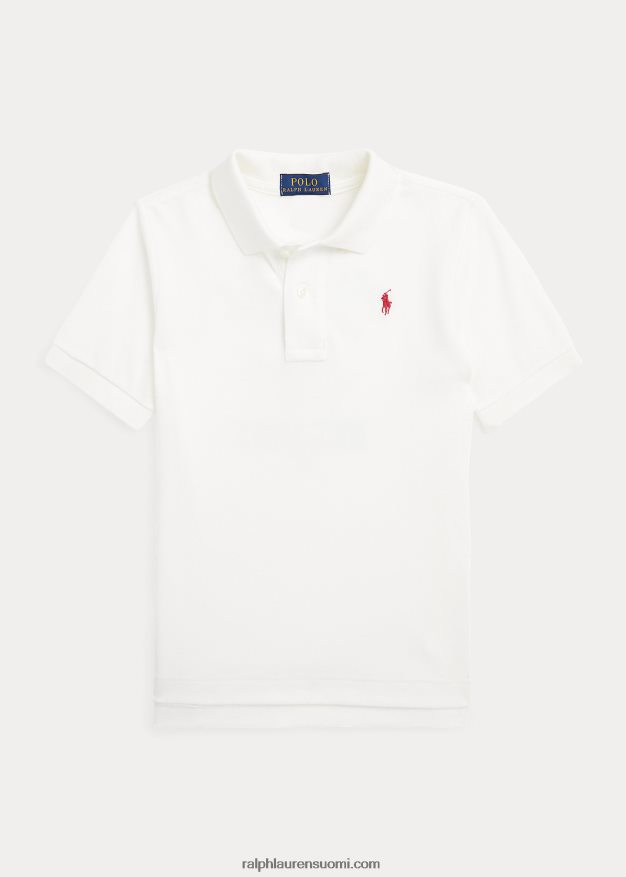 Ralph Lauren lapset kuun uudenvuoden puuvillaverkkopoolopaita 0Z24ZR6438 nevis