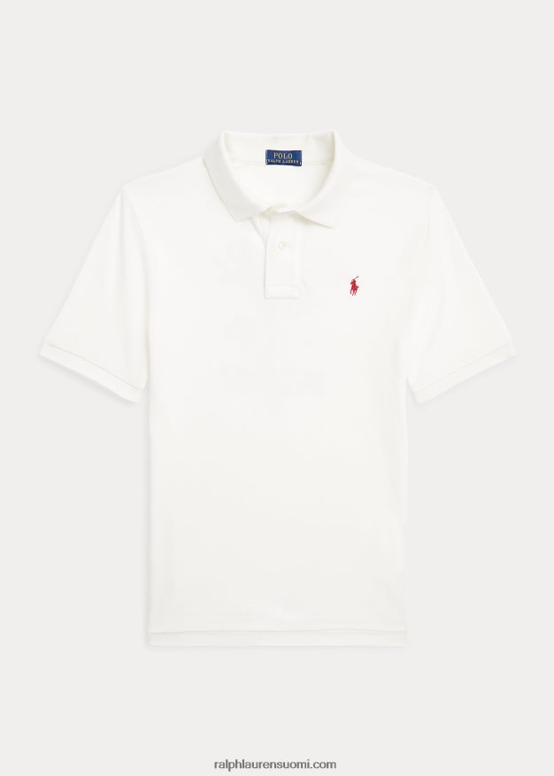 Ralph Lauren lapset kuun uudenvuoden puuvillaverkkopoolopaita 0Z24ZR6571 nevis