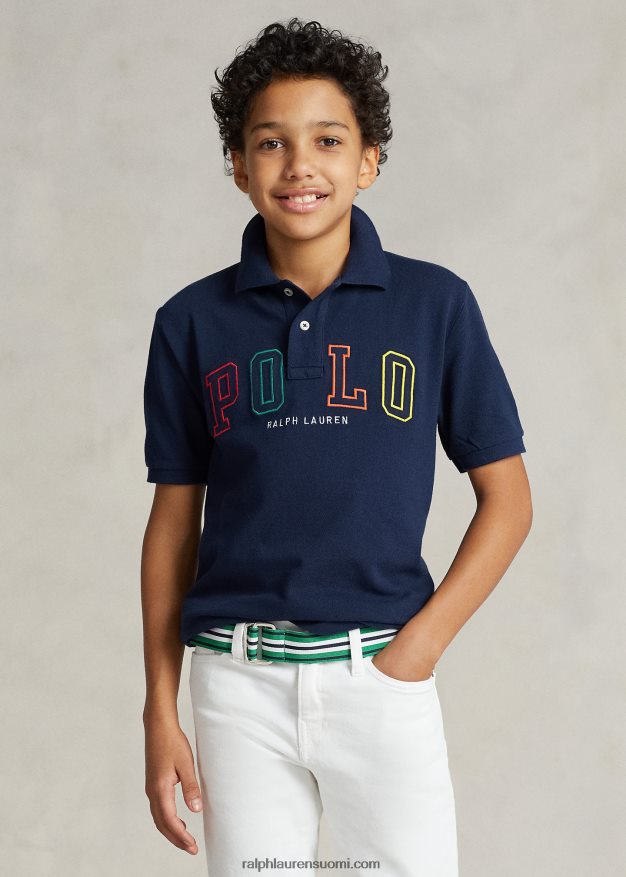 Ralph Lauren lapset logovillakankainen poolopaita 0Z24ZR6563 risteilylaivasto
