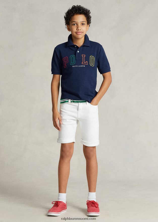 Ralph Lauren lapset logovillakankainen poolopaita 0Z24ZR6563 risteilylaivasto