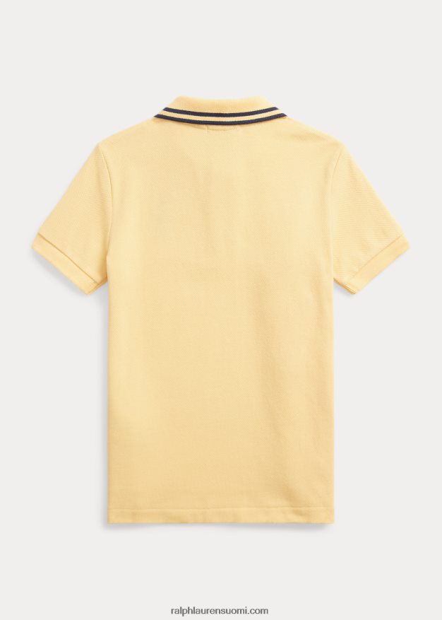 Ralph Lauren lapset poolo bear puuvillaverkkopaita 0Z24ZR6460 maissin keltainen