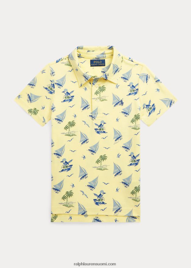 Ralph Lauren lapset poolo karhu puuvilla jersey poolopaita 0Z24ZR5755 bristolin keltainen