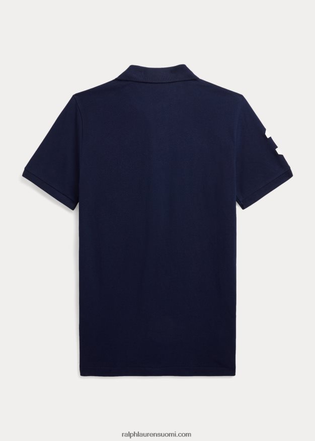 Ralph Lauren lapset pursiseuran puuvillaverkkopaita 0Z24ZR6157 risteilylaivasto
