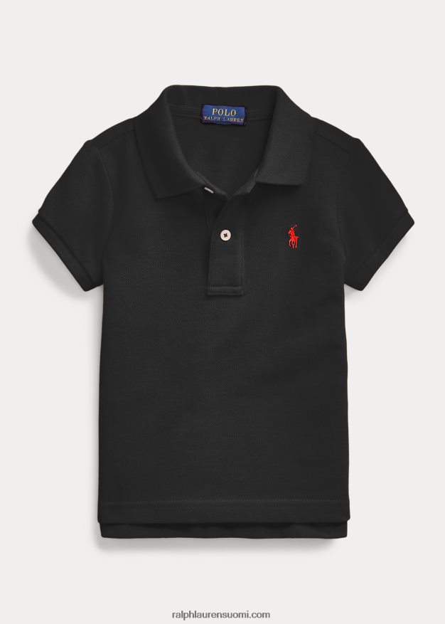 Ralph Lauren lapset puuvillaverkkopaita 0Z24ZR6736 musta