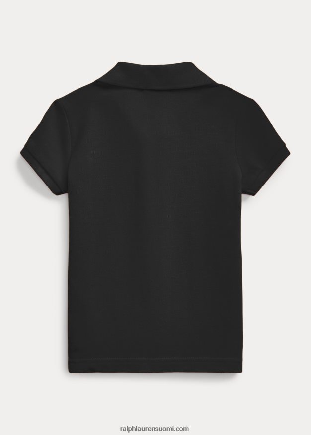 Ralph Lauren lapset puuvillaverkkopaita 0Z24ZR6736 musta