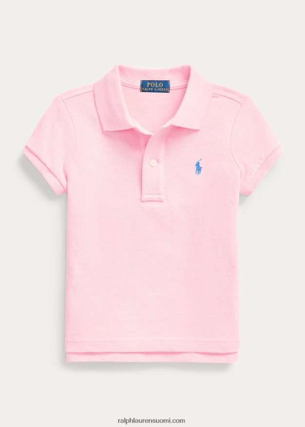 Ralph Lauren lapset puuvillaverkkopaita 0Z24ZR6743 karmelin pinkki