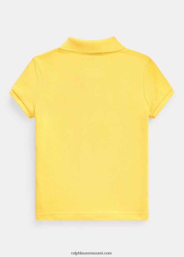 Ralph Lauren lapset puuvillaverkkopaita 0Z24ZR6746 keltaevä