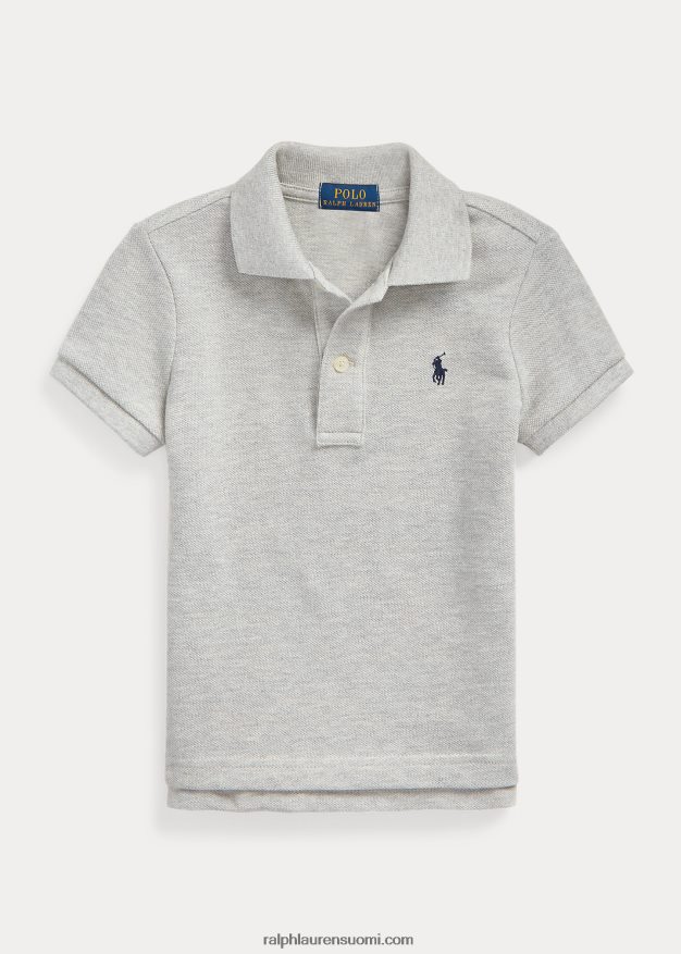 Ralph Lauren lapset puuvillaverkkopaita 0Z24ZR6750 ja kanervan päällä