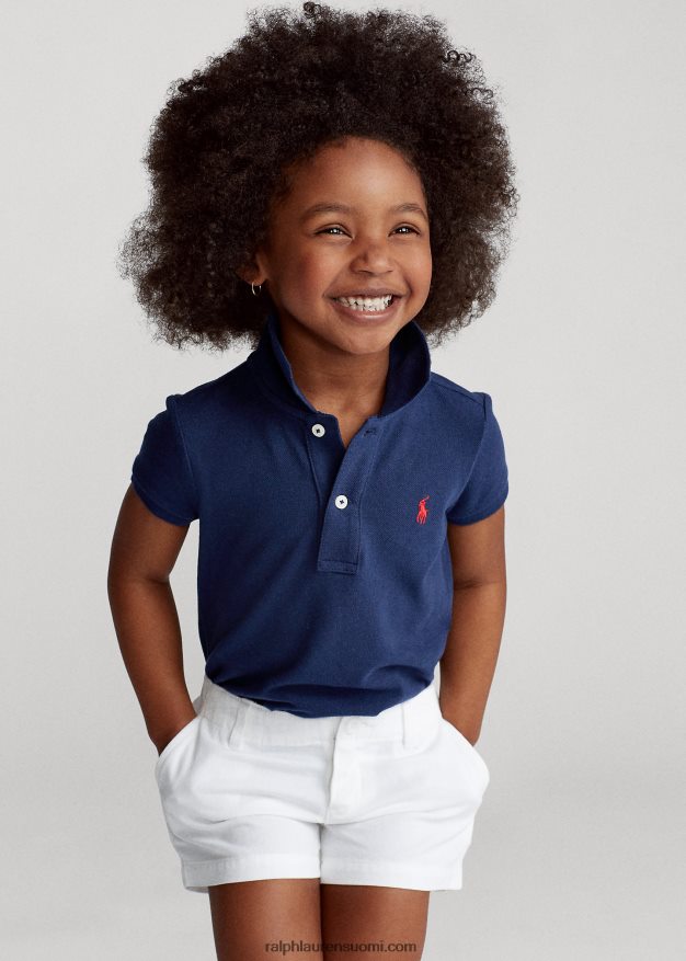 Ralph Lauren lapset puuvillaverkkopaita 0Z24ZR6752 newportin laivasto